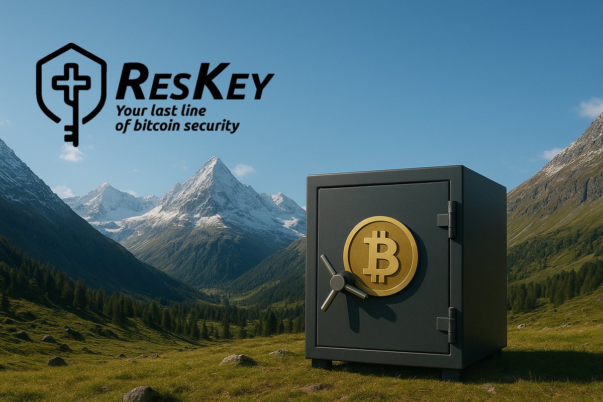 Your Bitcoin deserves maximum security. 🛡
With ResKey you get multisig, recovery &amp; inheritance – all based in Switzerland 🇨🇭.

Zero trust needed.

👉 Security without a single point of failure.

Not you keys, not your coins!

Link in Bio

#Bitcoin #SelfCustody #Multisig