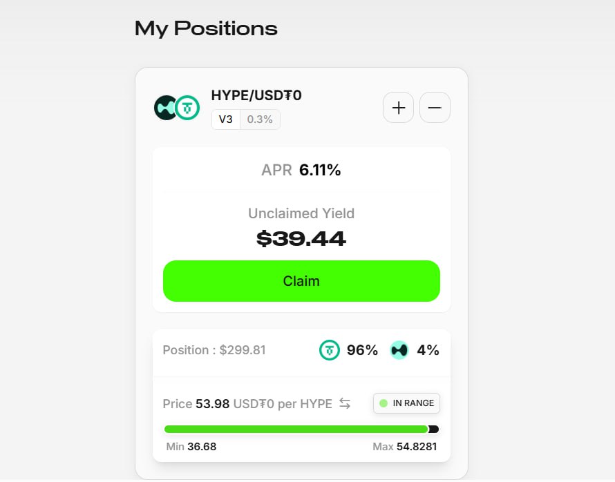 💥Update on <a href="/prjx_hl/">Project X</a>

😉Earned $40 yield on $300 worth of HYPE/USDT LP

😁If u followed my guide check your points &amp; claim yield
💵We purchased $HYPE at $45
📈Now at $54
🚀That's 20% returns

📸Check &amp; post your screenshot in comments section below

👇New users can follow my