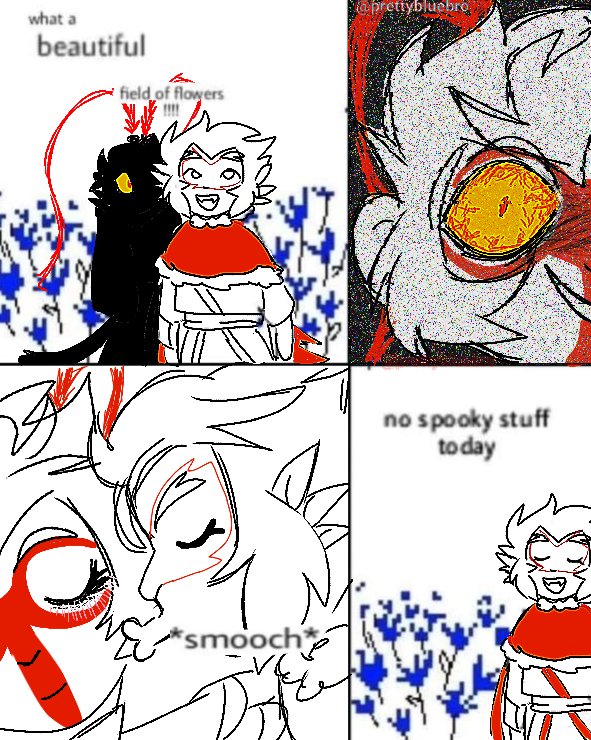 a kiss keeps the demon away or however the saying goes