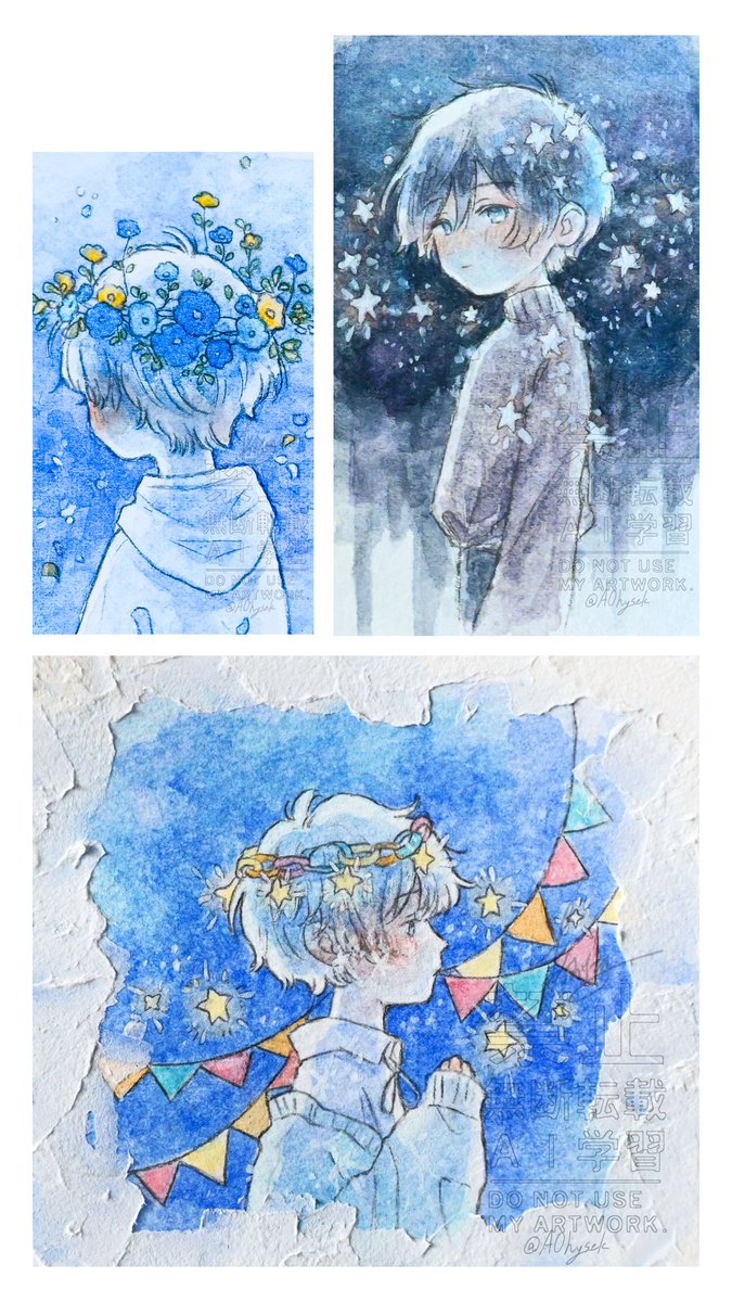 🐳お知らせ🐳

ミレージャギャラリーさんの企画展、
「In a Dream」に今年も参加します!
─ 出展内容 ─
・新作原画(大きめ)3点
・新作ミニ原画 3点
・旧作原画 数点
・グッズ
─ 会期 ─
2025.9.24(水)〜 9.29(月)
ぜひお立ち寄りいただけましたら嬉しいです。
よろしくお願いいたします🫧 