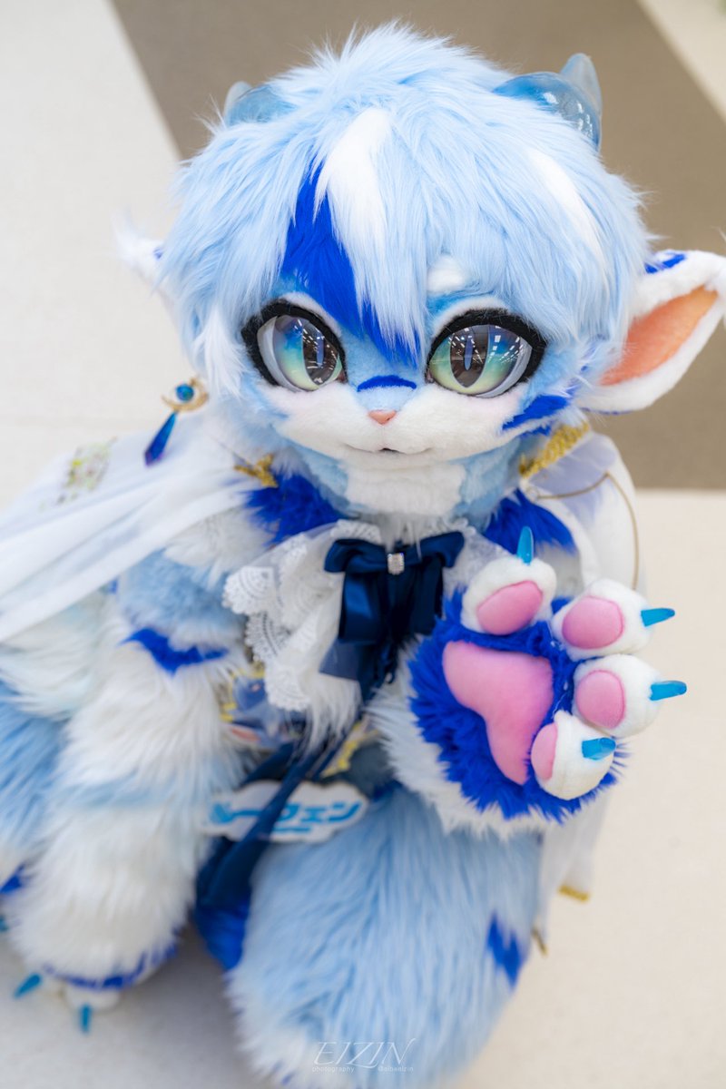 「今日はありがとうございました!次は恵比寿の展示会で会いましょう〜*.。 #けもケ」|Rady❄️デザフェスK35,36のイラスト