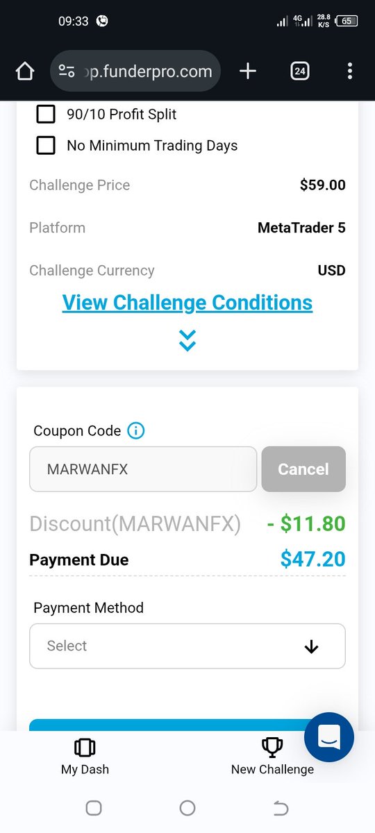 coupon code is still available fam 
Get 20% off on any account type 

What are you waiting for Use code MARWANFX at checkout funderpro.cxclick.com/visit/?bta=421…

<a href="/FunderProfx/">FunderPro</a> <a href="/yousseifgalal/">Youssef Galal</a> 🔥🔥🔥