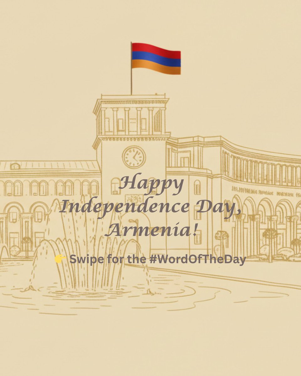 LearnArmenian_'s tweet photo. 🇦🇲 On September 21, 1991, the people of Armenia came together and voted in a referendum to declare independence from the Soviet Union.  
#Armenia #IndependenceDay #ArmenianHistory #September21 #FirstRepublic #LearnArmenianOnline #LAO #ArmenianLanguage #ArmenianCulture https://t.co/vkAsXowSOK