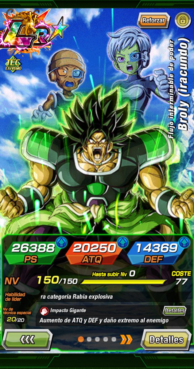 Pues ya estaría el bicho. 🌈🥦 #DokkanBattle