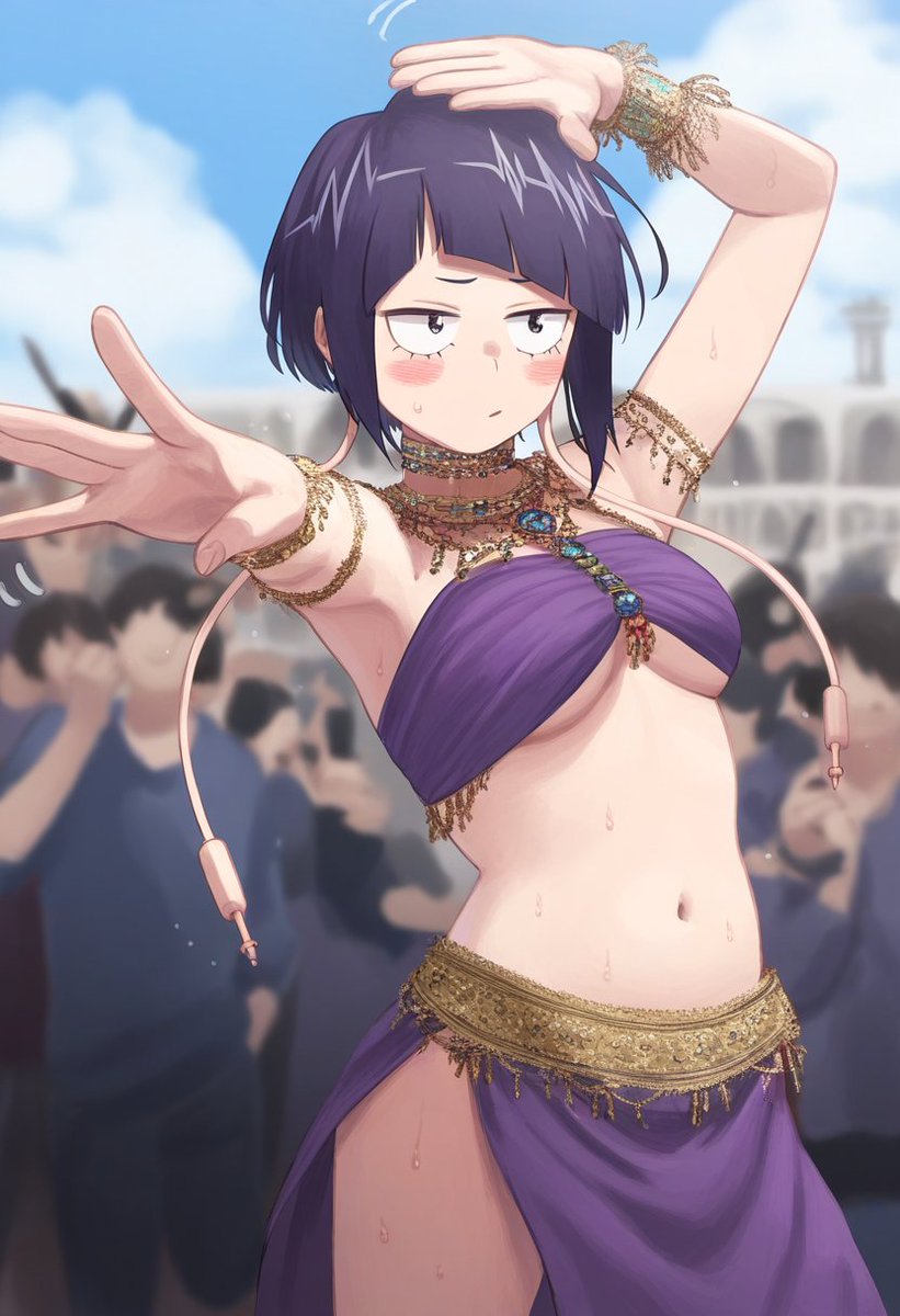 余興として踊らされる耳郎響香ちゃん🕺