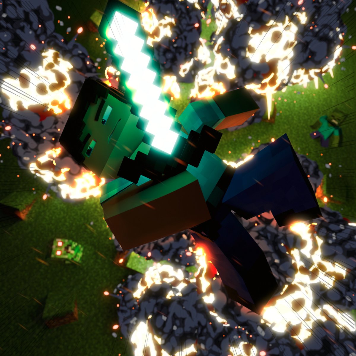 『サバイバル：夜』
#minecraft 
#mainecraftanimation 
#マイクラ
#マイクラアニメ