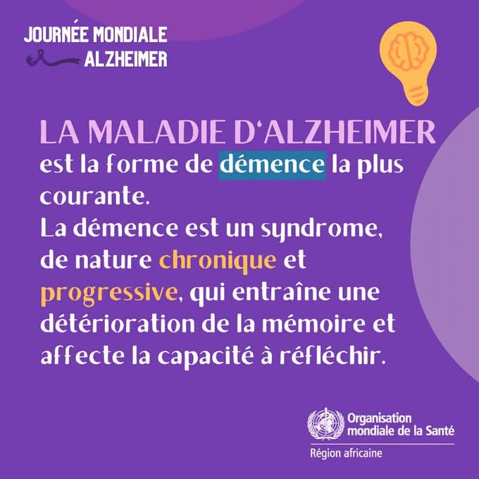 C'est la Journée mondiale de lutte contre la maladie d’#Alzheimer ! 

Touchant principalement les personnes âgées, elle est a forme la + courante de démence qui affecte la mémoire &amp; les autres fonctions cognitives. 

Mais tout le monde ne développe pas la maladie en vieillissant.