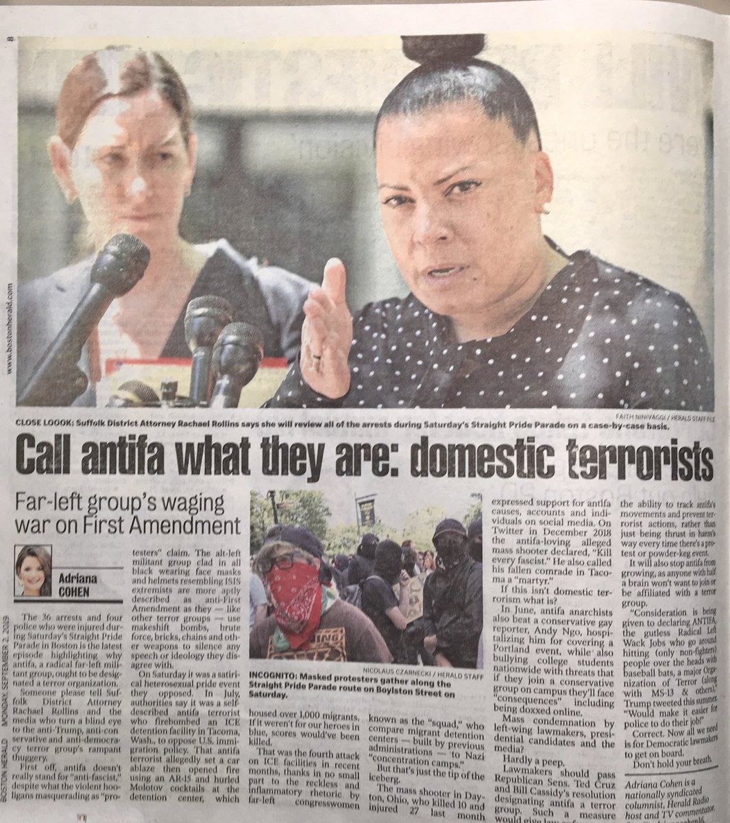 ACF_Burke's tweet image. Domestic Terrorist are Domestic  Terrorist  whether  in  Boston   in 2019  or Dedham in 2025. 
It doesn’t matter the age , It’s the Evil Mind set. Always protect yourself from  the”Antifa Crowd” &amp;amp;  “Polite  Society” 
#FreeSpeech
#DomesticTerrorists
#safteyfirst
#sundayvibes