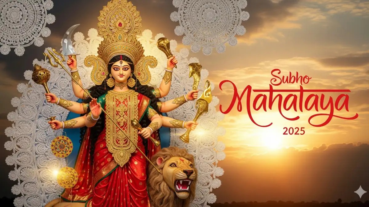 ruby_mishradu's tweet image. Shubho Mahalaya! 🙏 
As Pitru Paksha comes to an end, we honor our ancestors and welcome the divine arrival of Maa Durga and her children to her maternal home on Earth. May this auspicious occasion bring joy, prosperity, and blessings to all. #ShubhoMahalaya  #PitruPaksha…