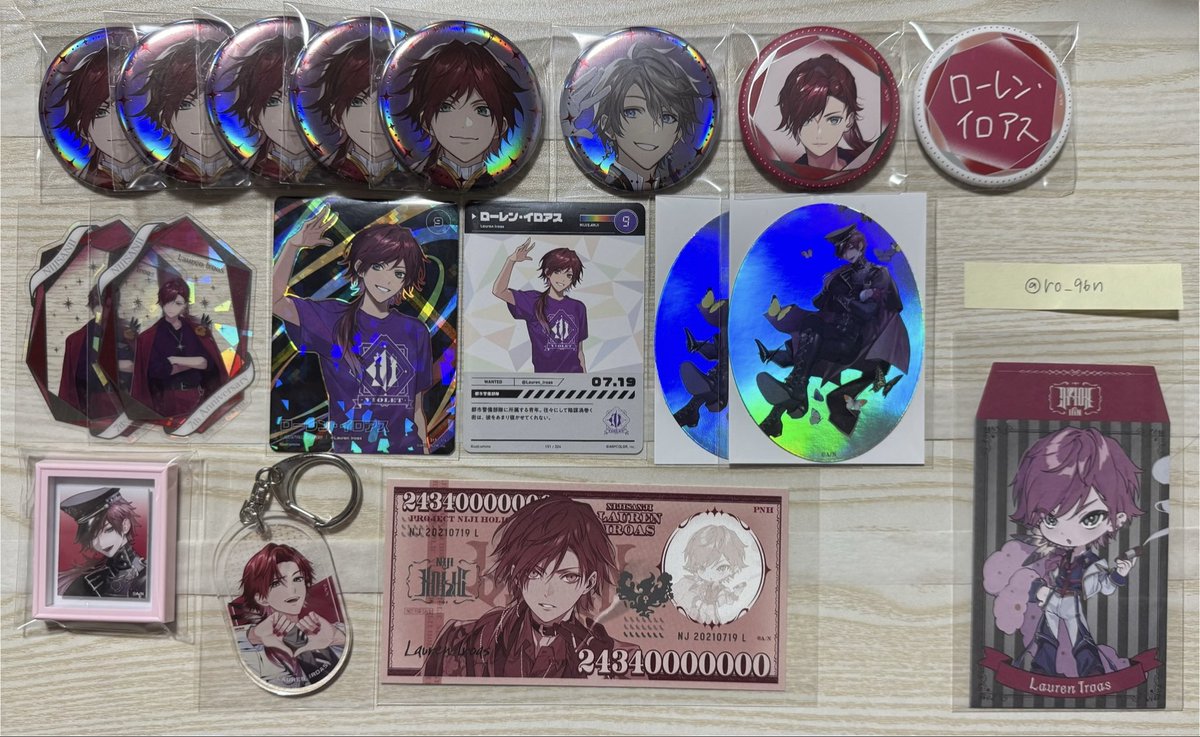 ro_96n's tweet photo. 【譲渡/買取/交換】にじさんじ ART 7th Anniversary にじフェスにじネイル NIJI HOLIC Overture コレカ チェキ 缶バッジ マグネット アクリルキーホルダー 特典 

譲)画像1~10

求)希望額+送料＋梱包費（50）

✧PayPayのみ
✧郵送のみ

検索からでもお気軽にお声がけくださいஐ.· https://t.co/WZTRrdQRA7