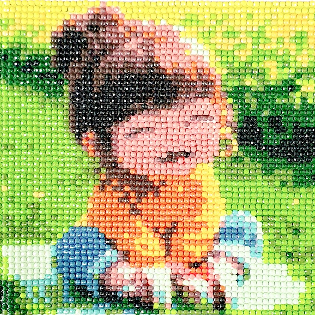 누군가 반쯤하다만 보석십자수가 있는데.. 버리긴 거시기하고.. 해서 일단 완성은 시켰다.  

처음 해봤는데 조금 뿌듯하네~ㅋㅋ