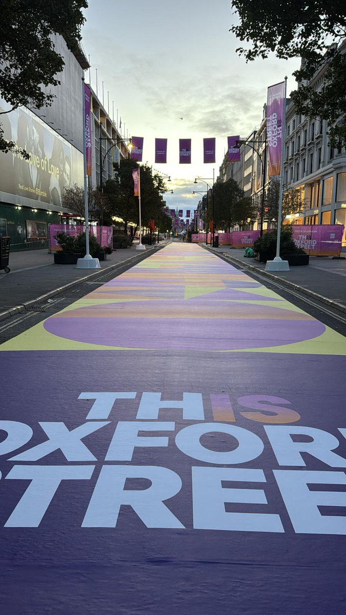 A glimpse of the future - a pedestrianised Oxford Street. 

Today you can experience this iconic high street as you’ve never seen it before, with amazing music and entertainment as Oxford Street goes traffic-free between Oxford Circus and Orchard Street.