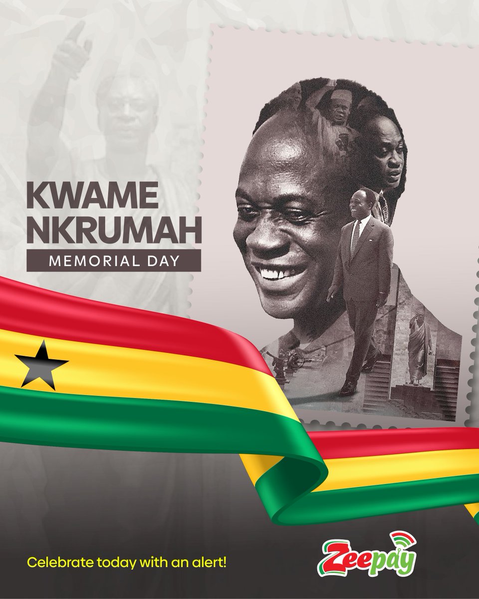 Happy Nkrumah Memorial Day! We're celebrating the enduring legacy of a leader who shaped a nation.

 #NkrumahMemorialDay #Ghana #FoundersDay