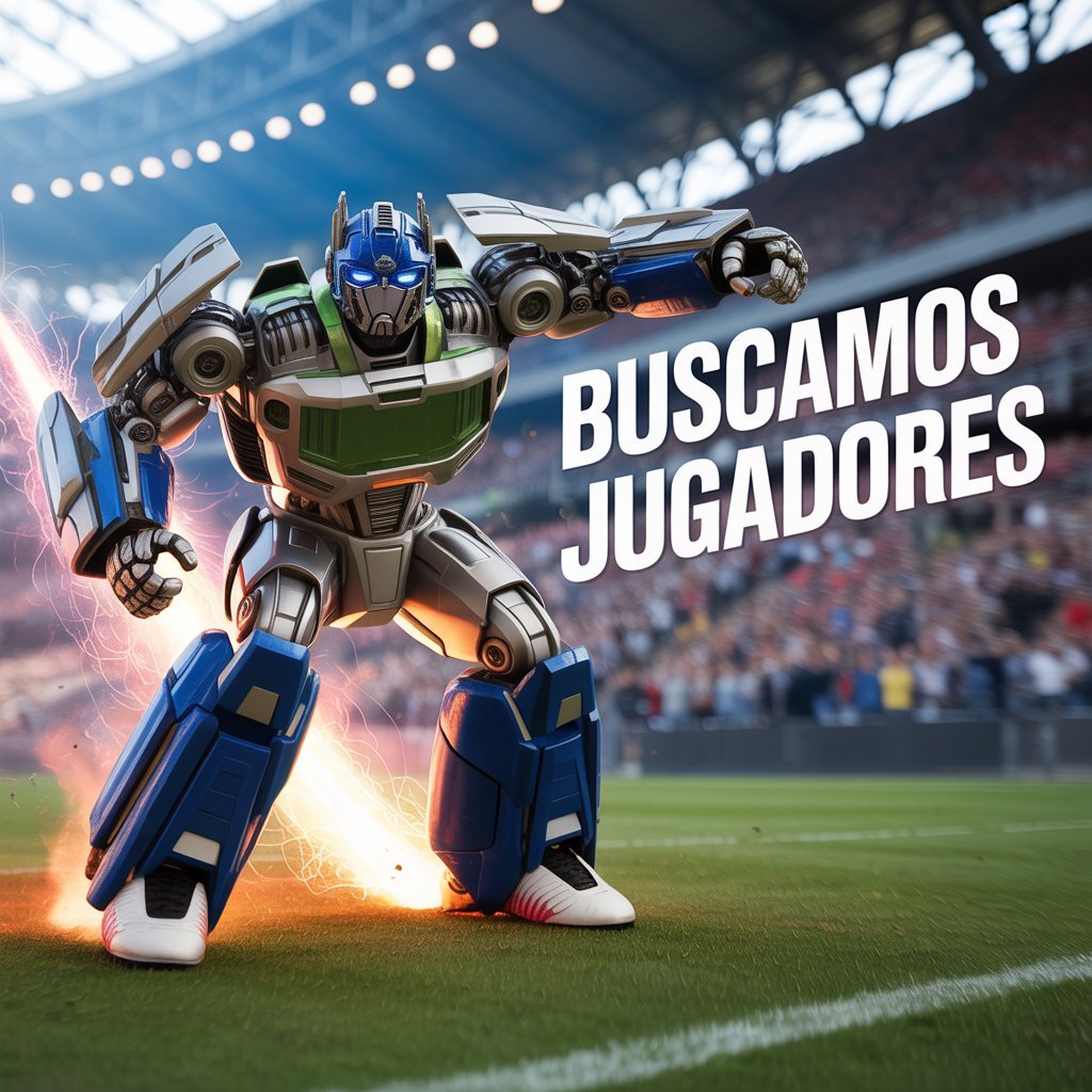Suarez (@xsuarez_16) on Twitter photo TRANSFORMERS busca jugadores #EAFC26 🚨
Nuestro objetivo es tener un 11 competitivo, pero también queremos jugadores de rotación.
🔹 Buscamos Back Up.
🔹 Posiciones: Todas
🔹 Perfil: experiencia y mentalidad de equipo
Si te interesa 👉 DM | SE AGRADECE RT ❤️ TRANSFORMERS busca jugadores #EAFC26 🚨
Nuestro objetivo es tener un 11 competitivo, pero también queremos jugadores de rotación.
🔹 Buscamos Back Up.
🔹 Posiciones: Todas
🔹 Perfil: experiencia y mentalidad de equipo
Si te interesa 👉 DM | SE AGRADECE RT ❤️
