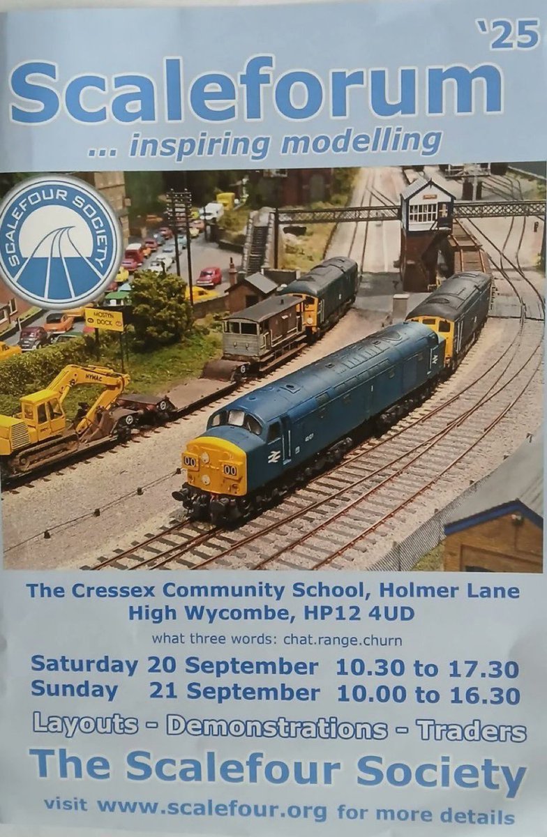 LSWR_SWC's tweet image. We have our membership stand at the Scaleforum exhibition today at The Cressex School, High Wycombe doors close at 4pm. 
Come along and say hello, if you are not already a member of the South Western Circle you can join us at the show.