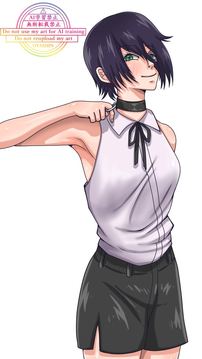 様 手描きイラスト ファンアート チェンソーマン レゼ B5 ラ*プ様