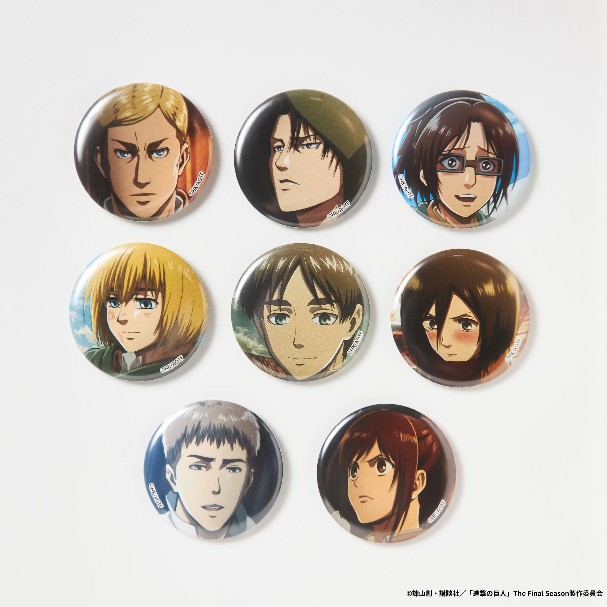進撃の巨人　アニ　缶バッジ　グラフアート　巨人中学校　wit studio 進撃の巨人 アニ 缶バッジ グラフアート 巨人中学校 wit studio