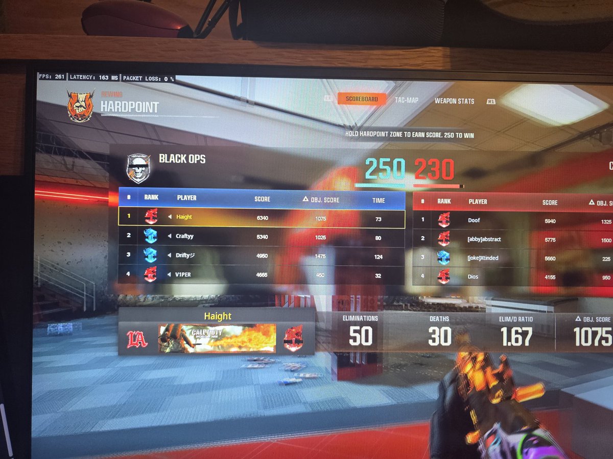 I miss this NA cod shit. 163 ping and still dropping 50. Im him