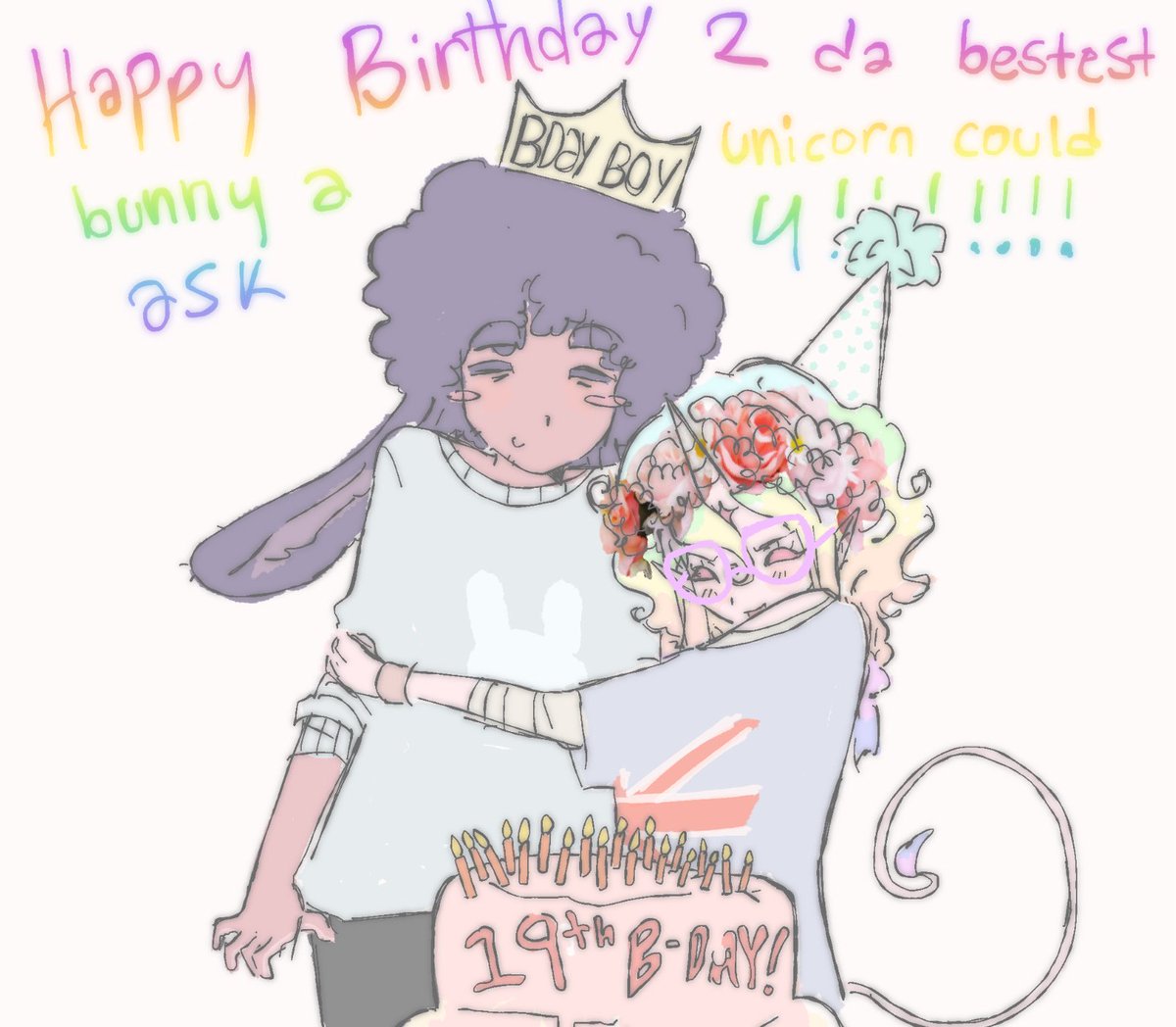 AQ9iuj's tweet photo. happy birfday 2 @chuumunist !!!!!!!!! https://t.co/YuJBmwRQQD