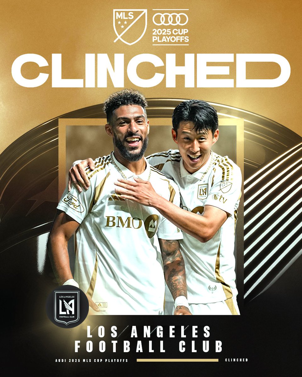 LAFC is IN. ✅

<a href="/LAFC/">LAFC</a> secure their spot in the Audi #MLSCupPlayoffs!