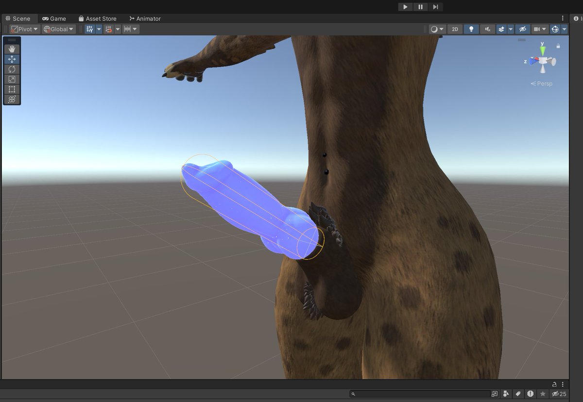 The pain of opening your unity project to find that you left your dick toggled on after you uploaded last time... 🥲🥲
