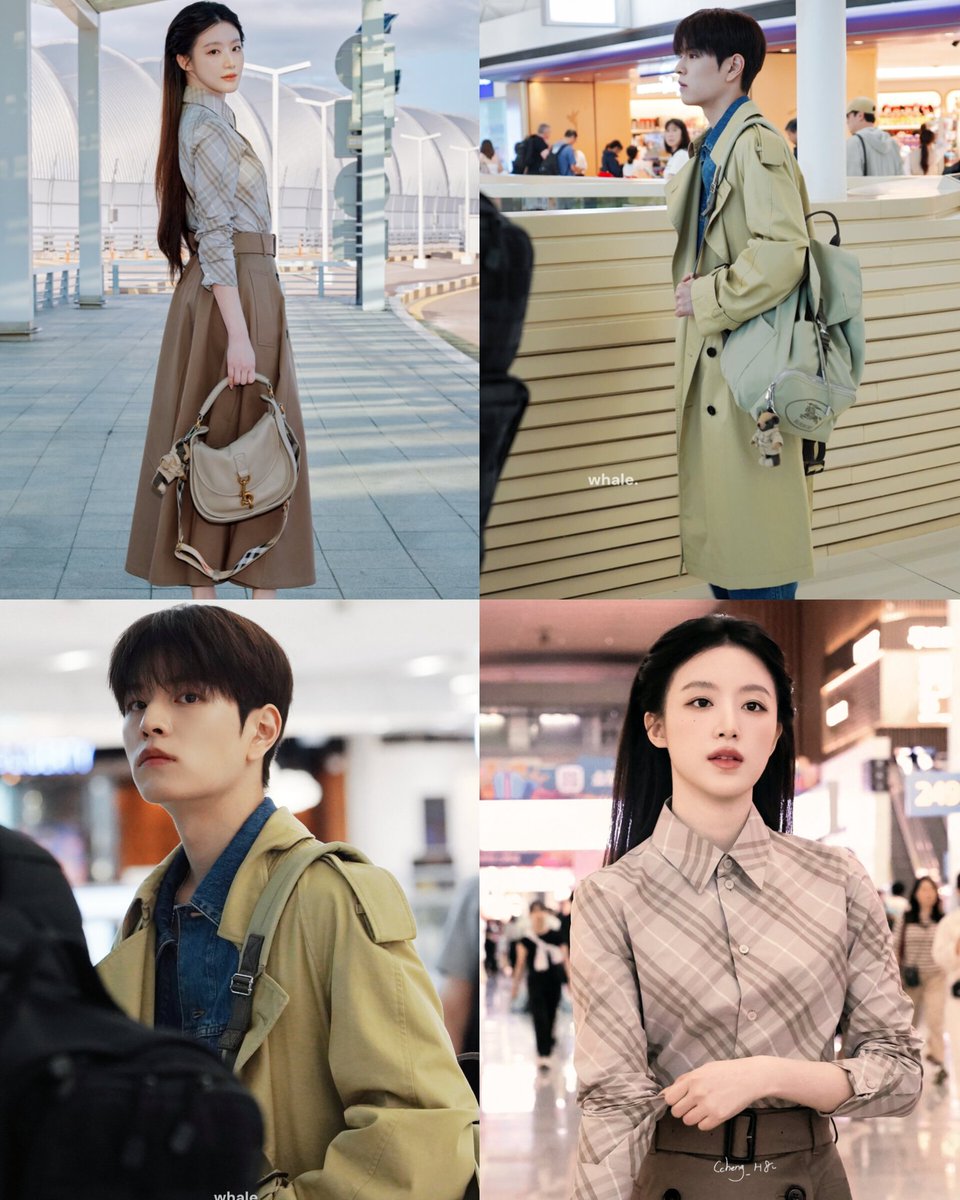 idleskidz's tweet photo. #SHUHUA and #SEUNGMIN heading to London to attend Burberry SS26 Fashion Show at London Fashion Week https://t.co/sZkMmdMZzL