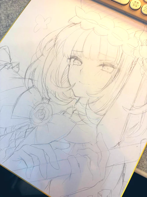 久しぶりに色紙描くやで、3枚くらい持って行きたい