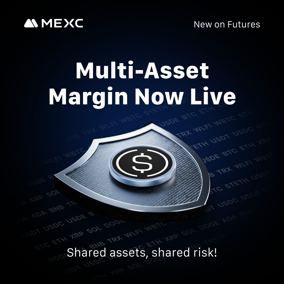 🚀 Now you can use $USDE as collateral to trade USDT-M Futures on MEXC  @ethena_labs ✓ Boost capital efficiency ✓ No need for manual conversions 👇  Trade smarter with Multi-Asset Margin Mode: