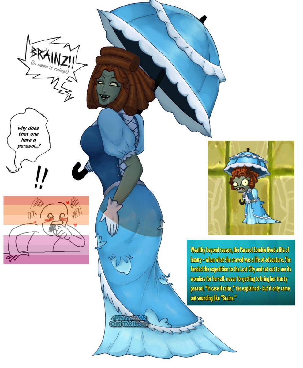 bleedzInk's tweet photo. Look what my freaky ahh just made. ❤️‍🩹
And I also made a small yuriful comic in the comments. 🤭
#pvz #pvz2 #plantsvszombies #fanart https://t.co/L0nPtMKGN1
