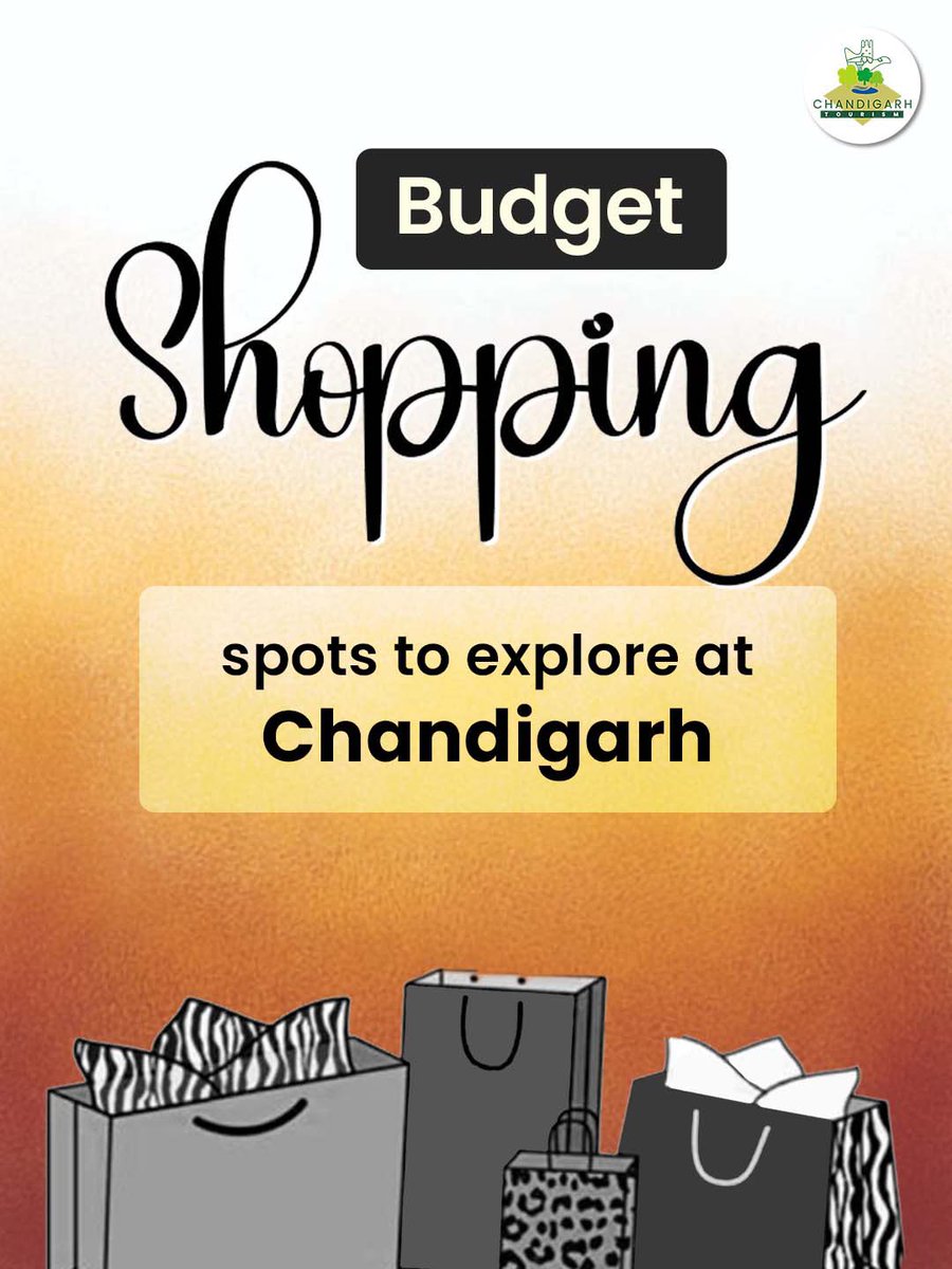 Tourism_of_CHD's tweet image. 🛍️✨ Chandigarh on a budget! From street finds 👗 to quirky accessories 🎒—shop more, spend less in the City Beautiful 💜

📍Your fave budget spot?

#ChandigarhDiaries #BudgetShopping #ChandigarhLife