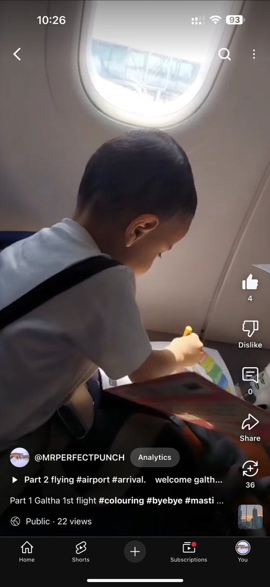 MRPERFECTPUNCH's tweet photo. Part 1 Galtha 1st flight #colouring #byebye #masti #aeroplane https://t.co/PCGZh7G5p0 via @YouTube

#indigo #airport https://t.co/nOotFuCbf4