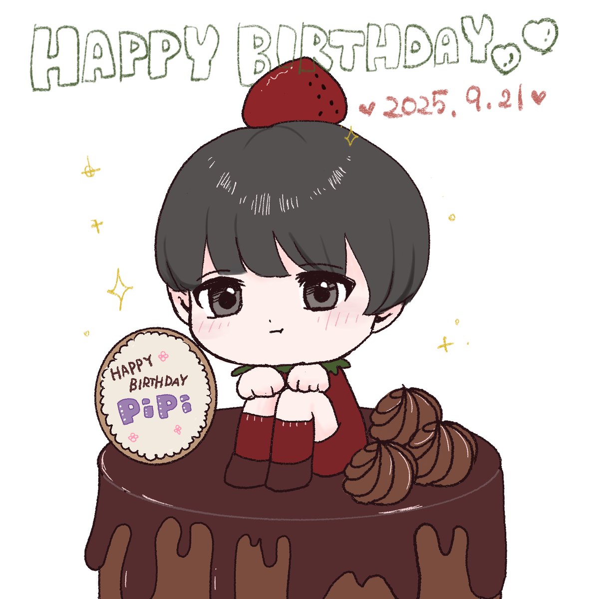 ʜᴀᴘᴘʏ ʙɪʀᴛʜᴅᴀʏ︎︎🎂♡

1日違いの可愛い可愛い僕ちゃん₍ ⺣̤̬ ₎
これからもふわふわした
可愛いすぎるぴぴたんでいてね！！

<a href="/onaka_pekopekop/">pipinyanya</a>