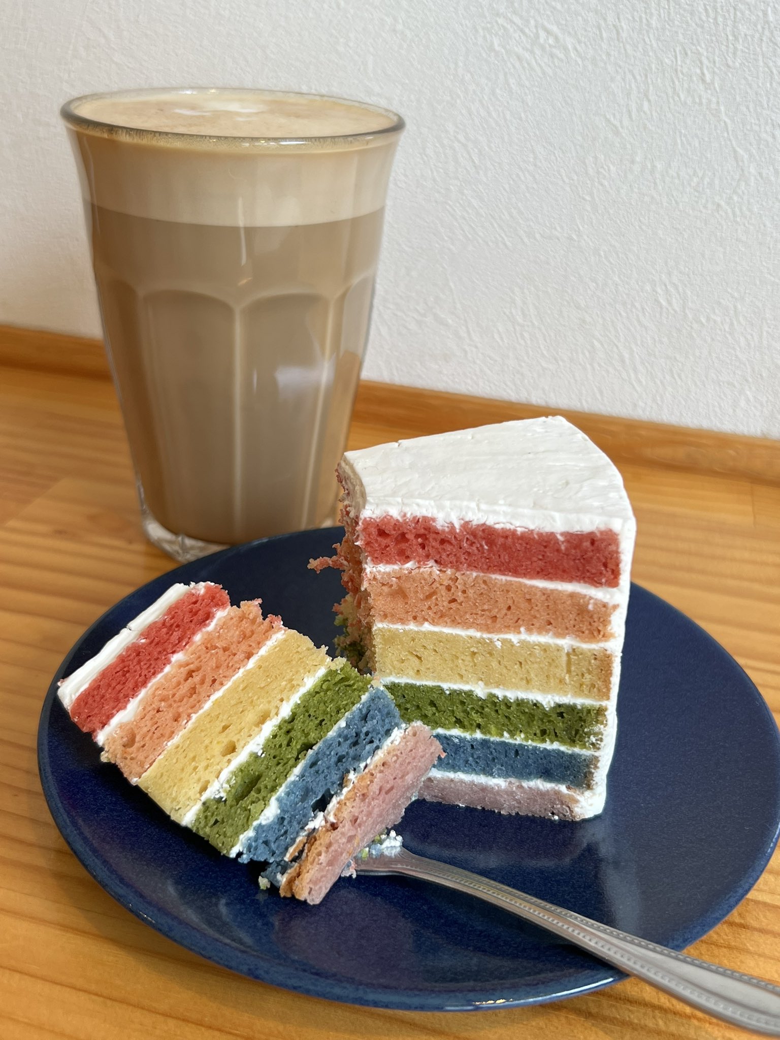 cake大好き♡ 8寸加高🩷 红茶戚风+茉莉绿茶奶冻+碧根果+巧克力脆脆珠+黄油薄脆