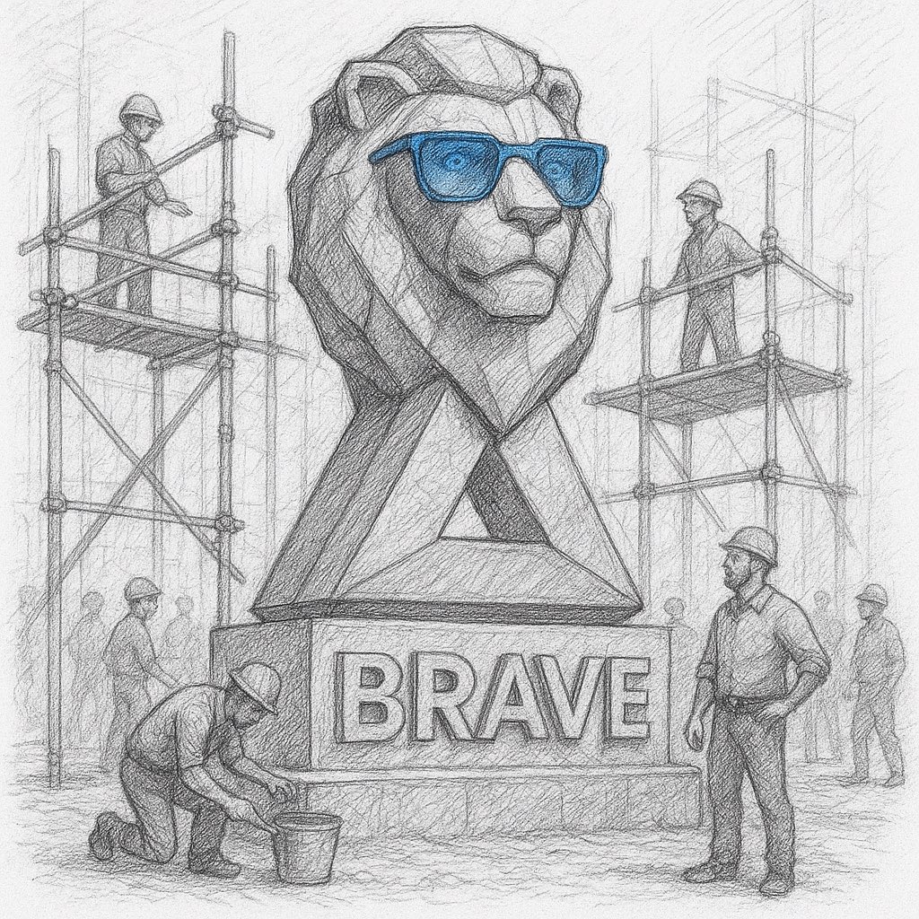 namgiangnet's tweet photo. Courage isn't born in silence—it's forged in the fire of fearless hands stacking dreams against the storm. Ready to sculpt your own BRAVE empire? 🦁💥 #BraveRevolution #BATBuilders #UnleashTheLion https://t.co/fCXq0sJkYb