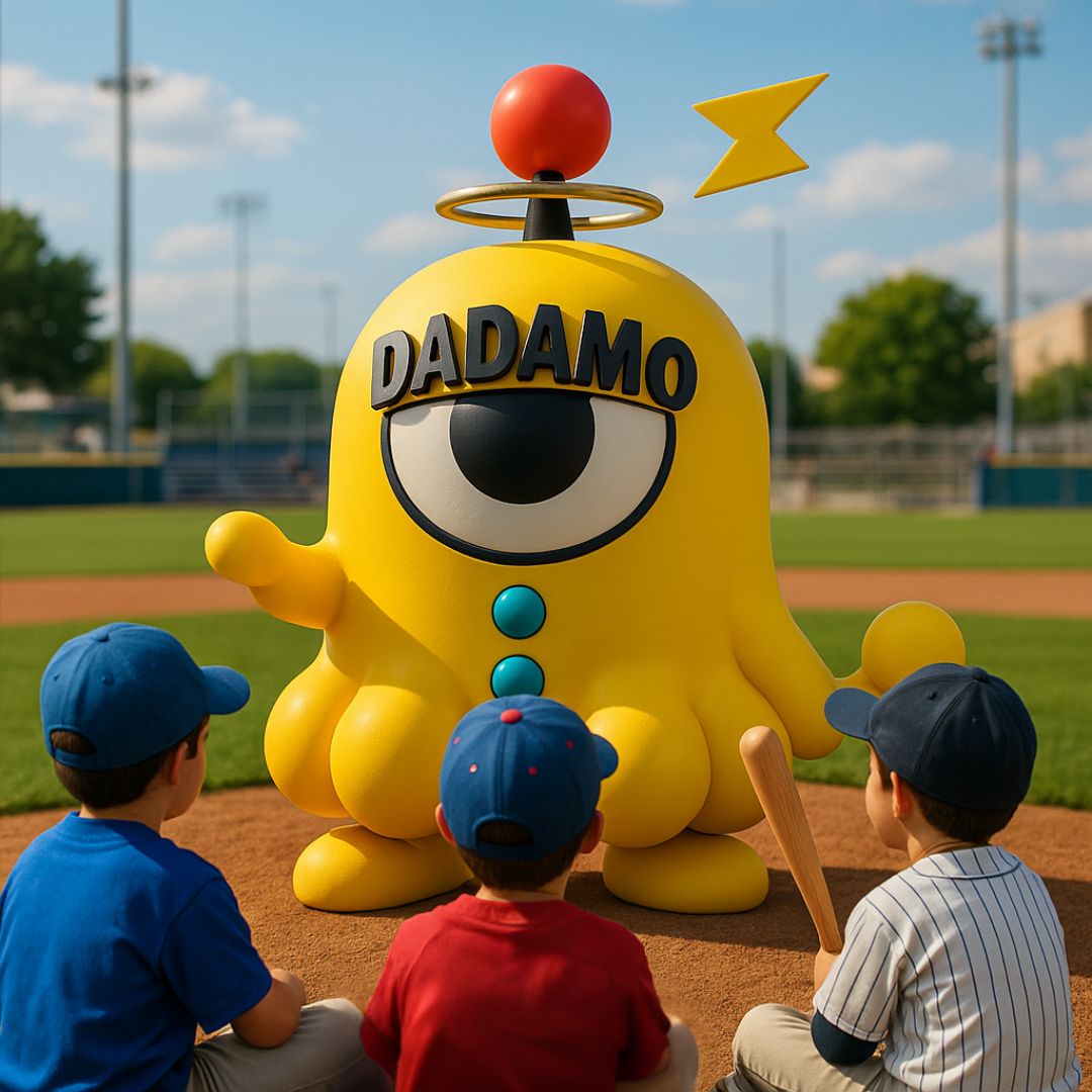 Sharing the spirit of the game with future sluggers⚾️
 #DADAMO #Baseball #Web3