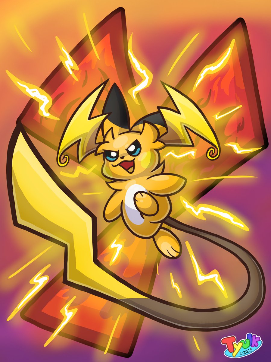 RAICHU Y
I love this design a lot

#PokemonLegendsZA #Pokemon #pokemonfanart