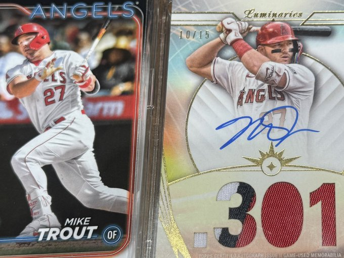 mint_nagoya's tweet image. マイク・トラウト
エンゼルス一筋、MLBのスーパースターが本日、現役選手では2人目となる400号本塁打を放ちました💪
怪我に悩まされ続けながらも達成したこの大記録は球団史にもMLB史にも名を刻む快挙です✨
＃trout #MLB ＃野球 #Angels