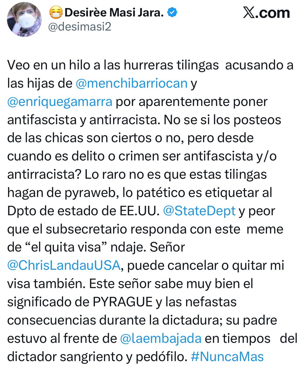 Me imaginé a las hijas de <a href="/menchibarriocan/">mercedes barriocanal</a> y <a href="/enriquegamarra/">Kike Gamarra</a>. Creo que nadie merece tanta mala suerte en la vida. Se imaginan esa combinación?. Dios que desgracia