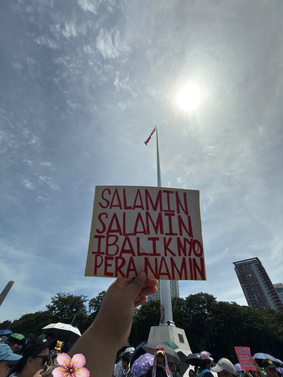ANG TAO, ANG BAYAN, NGAYON AY LUMALABAN✊🏻 

#BahaSaLuneta