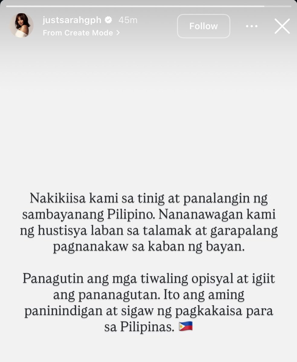 ar_yhelle0241's tweet photo. Salamat, Sarah Geronimo! #BahaSaLuneta #trillionpeoplemarch https://t.co/jcYPZOrJ8m