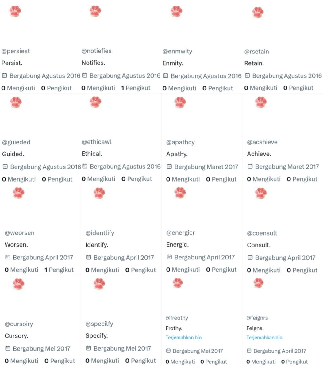 WTS ACC KOSONGAN Y16 &amp;Y17

🎀 deskripsi detailnya dan harga ada di gambar (ALT)

kode : em

#zonauang