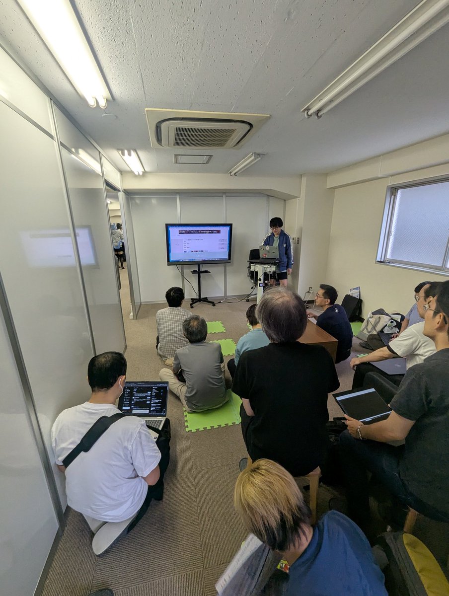 miso_develop's tweet image. はじまった！ #iotlt