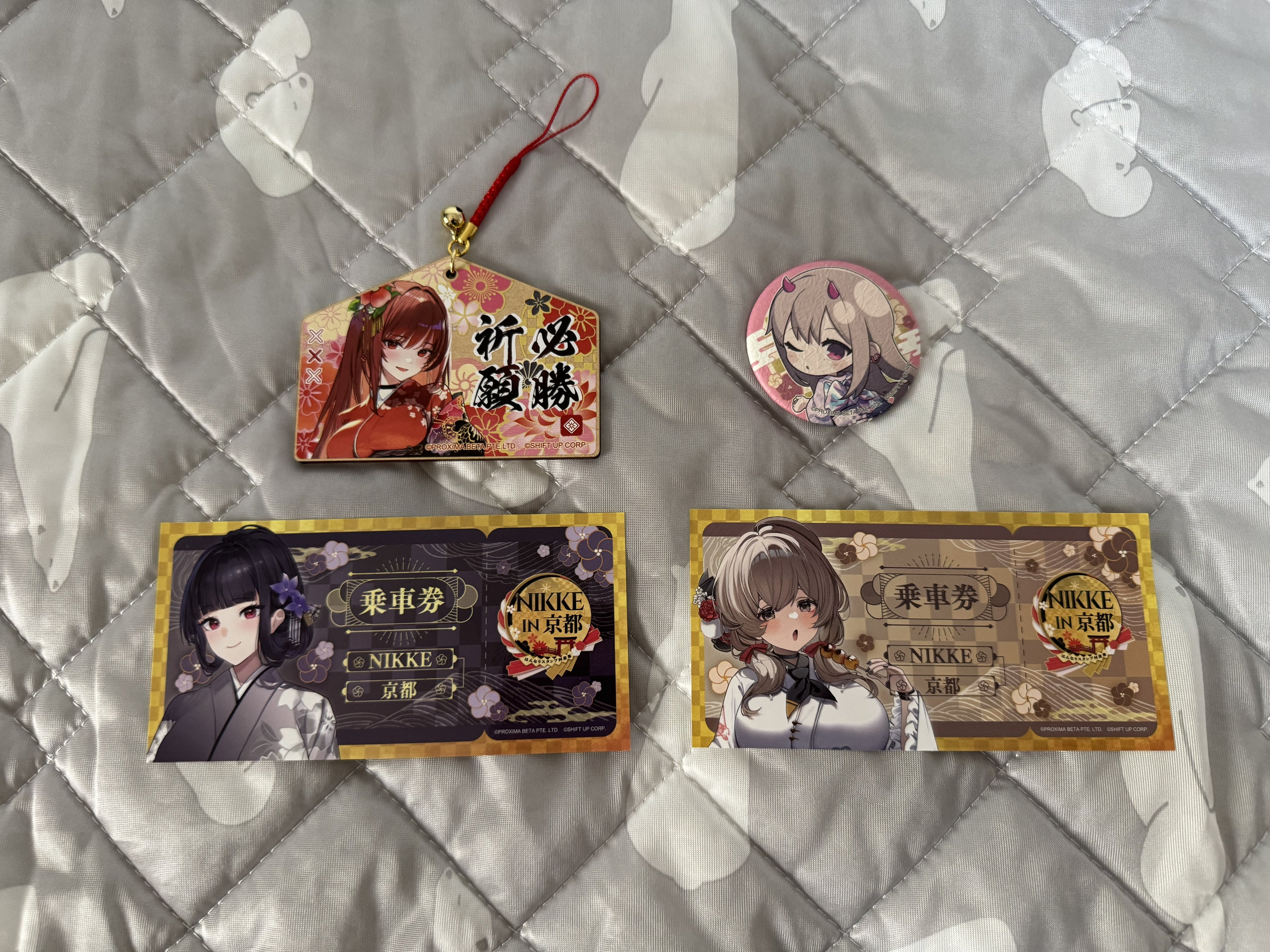 勝利の女神 NIKKE in 京都 はんなり ミニ絵馬 コンプリートセット