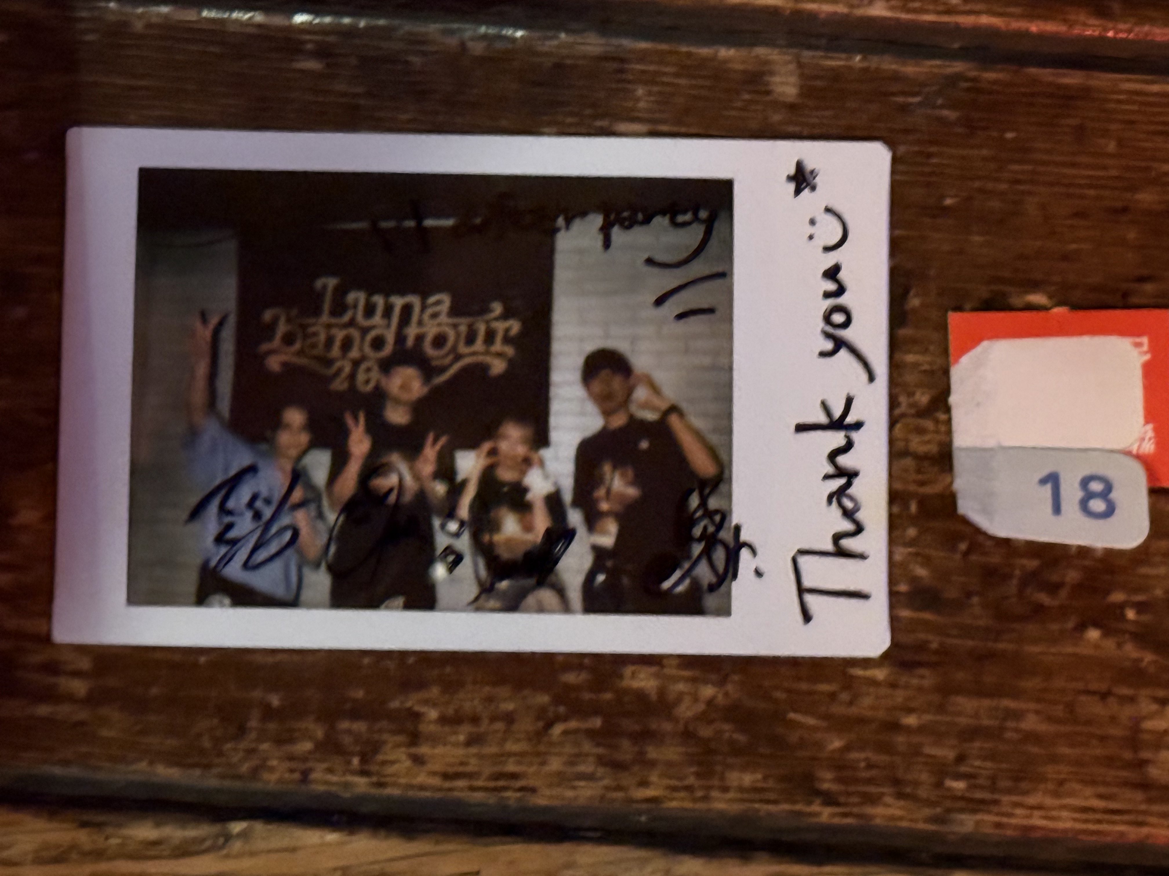 KinnPorsche　バーコード Barcode サイン入りチェキ KinnPorsche バーコード Barcode サイン入りチェキ KinnPorsche