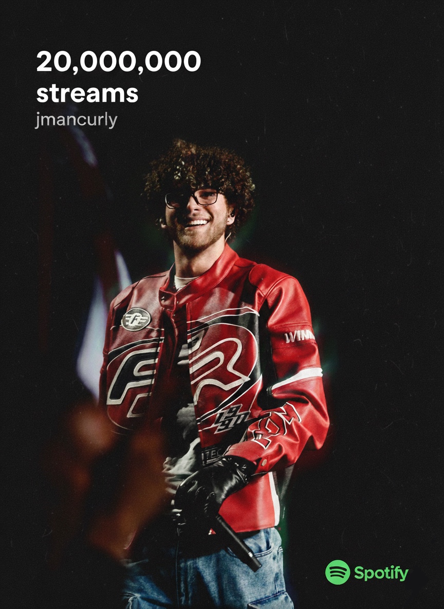 congrats <a href="/jmancurly/">jmancurly</a> on 20M streams 🎶🎤

let's gooooo
new music dropping soon make sure to follow 👀
 
open.spotify.com/artist/6MCEjFB…