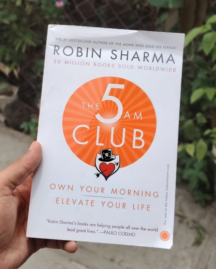 <a href="/SEC0UTH/">SECOUTH.</a> ㅤ
ㅤ️
ㅤ
"Siang, Heroes semuanya. Perkenalkan saya Chalid, saya bawa buku The 5AM Club oleh Robin Sharma. Buku ini berhasil ubah cara saya memandang kegiatan saya sendiri sekaligus ngebantu saya buat terima takdir. Hehe."
ㅤ
ㅤ️
ㅤ
