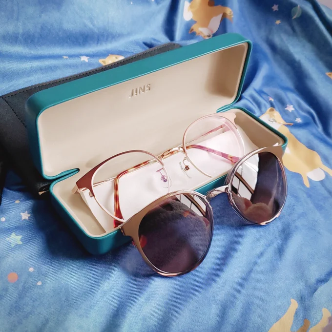 𝙈𝙮 𝙉𝙚𝙬 𝙂𝙚𝙖𝙧…… 眼鏡からいつでもサングラスにできるやつ!