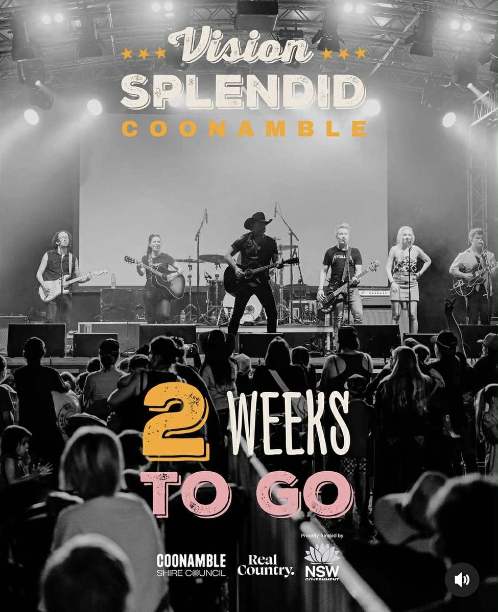 purplemuseau's tweet photo. Let the countdown begin! Vision Splendid is set to showcase incredible artists, including Mitch Tambo, Voice of Lele, Y.O.G.A, and Dear Tommie, in just two weeks. 
#VisionSplendid #MusicFestival #LiveMusic #VisitCoonamble #MitchTambo #VoiceofLele https://t.co/r5fQx1nSgo