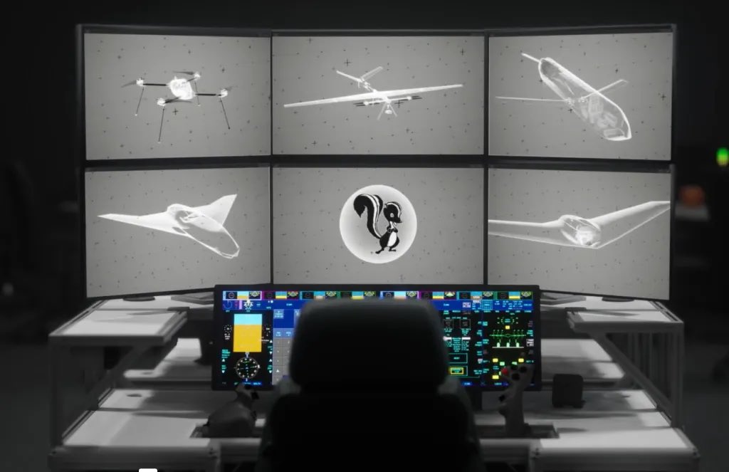Aqsunqar1992's tweet photo. Air-to-air w/ internal bays spotting threats via radar/IRST; A2G strikes on SAM sites; EW/relay payloads. Touch-screen cockpit control from 5th-gen jets. Open arch aligns w/ govt refs—export-friendly. #CollaborativeCombatAircraft #MannedUnmannedTeaming https://t.co/v6b0KXc5IV