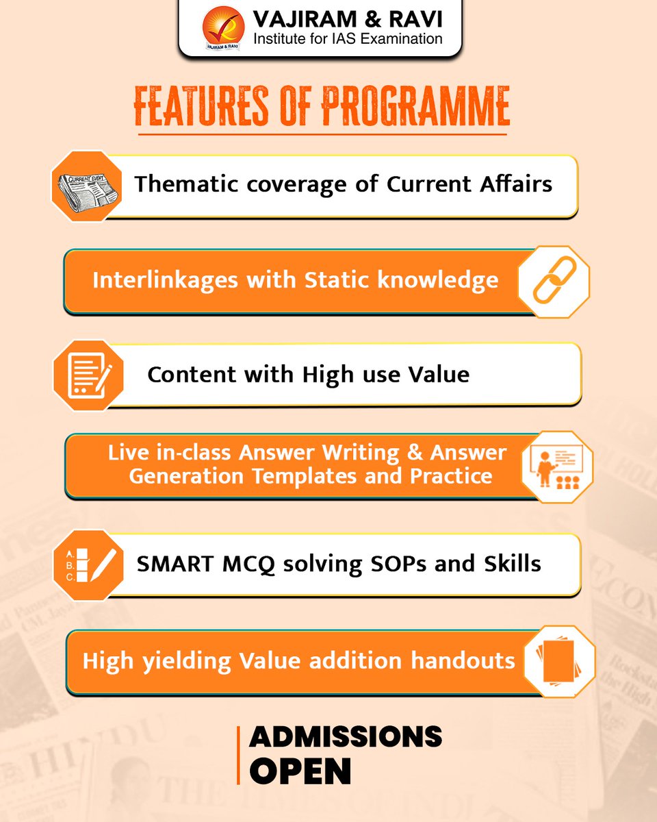 VajiramRavi's tweet photo. Ace UPSC with the SMART Current Affairs Programme by Vajiram &amp; Ravi!
Join now and turn your preparation into performance: https://t.co/jqI7cVRSIF
#VajiramAndRavi #CurrentAffairsForUPSC #SMARTPrep #UPSCPrelims #UPSCCSE #Mains2025 #UPSCMotivation #StudySmart #IASPreparation https://t.co/pJ1CwLfxlu